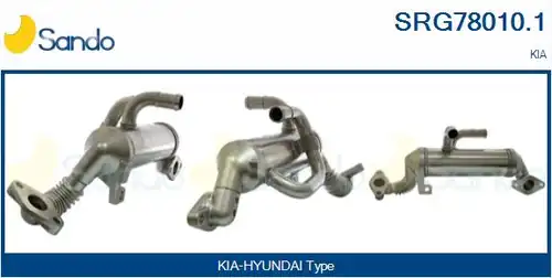 Охладител, ЕГР система SANDO SRG78010.1