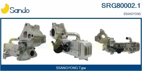 Охладител, ЕГР система SANDO SRG80002.1