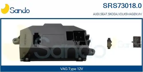 съпротивление, вентилатор за вътрешно пространство SANDO SRS73018.0