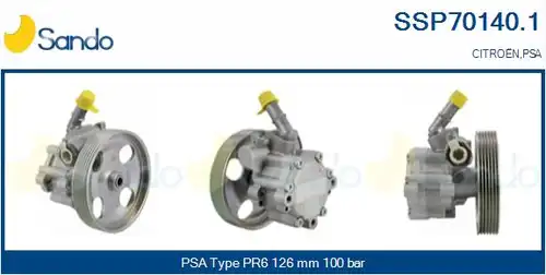 хидравлична помпа, кормилно управление SANDO SSP70140.1