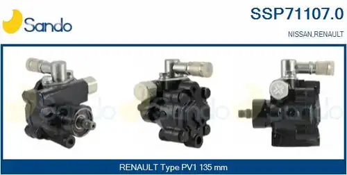 хидравлична помпа, кормилно управление SANDO SSP71107.0