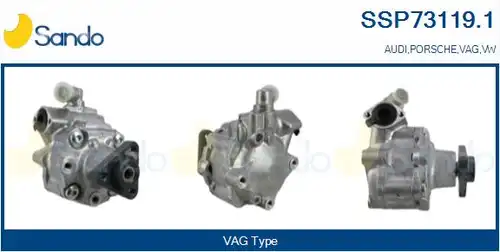хидравлична помпа, кормилно управление SANDO SSP73119.1