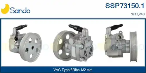 хидравлична помпа, кормилно управление SANDO SSP73150.1