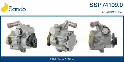 хидравлична помпа, кормилно управление SANDO SSP74109.0