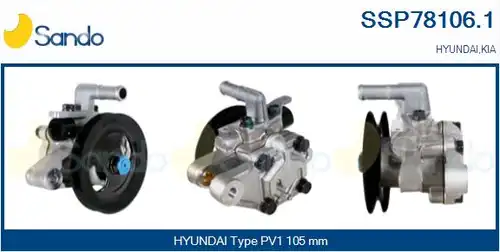 хидравлична помпа, кормилно управление SANDO SSP78106.1