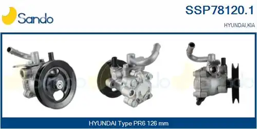 хидравлична помпа, кормилно управление SANDO SSP78120.1