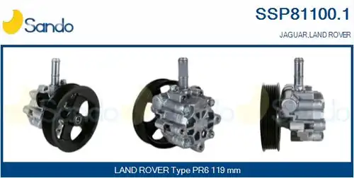 хидравлична помпа, кормилно управление SANDO SSP81100.1