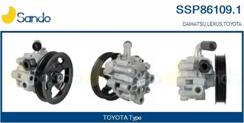 хидравлична помпа, кормилно управление SANDO SSP86109.1