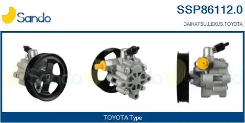 хидравлична помпа, кормилно управление SANDO SSP86112.0