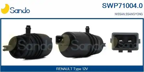 водна помпа за миещо устр., почистване на стъклата SANDO SWP71004.0