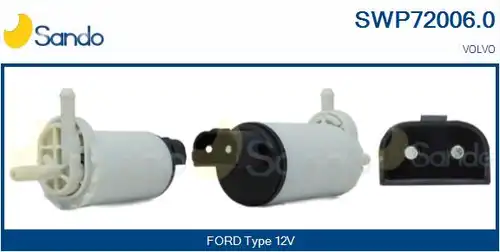 водна помпа за миещо устр., почистване на стъклата SANDO SWP72006.0