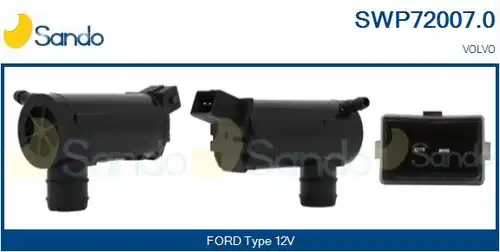 водна помпа за миещо устр., почистване на стъклата SANDO SWP72007.0