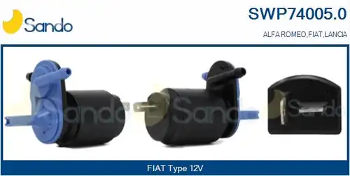 водна помпа за миещо устр., почистване на стъклата SANDO SWP74005.0