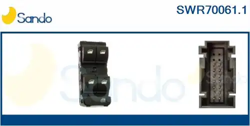 ключ(бутон), стъклоповдигане SANDO SWR70061.1