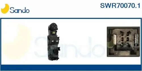 ключ(бутон), стъклоповдигане SANDO SWR70070.1