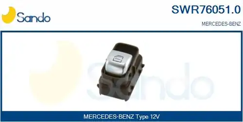 ключ(бутон), стъклоповдигане SANDO SWR76051.0