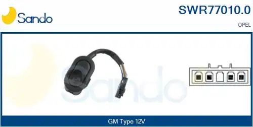 ключ(бутон), стъклоповдигане SANDO SWR77010.0