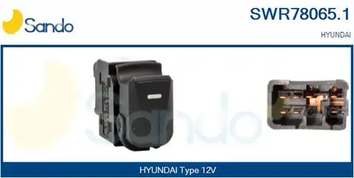 ключ(бутон), стъклоповдигане SANDO SWR78065.1