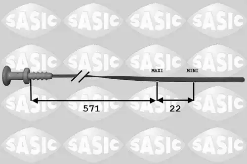 пръчка за измерване нивото на маслото SASIC 1940011
