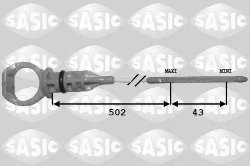 пръчка за измерване нивото на маслото SASIC 1940019