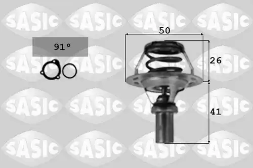 термостат, охладителна течност SASIC 4000361