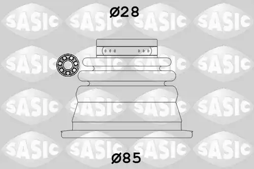 комплект маншон, полуоска SASIC 4003451