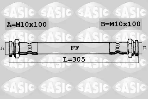 спирачен маркуч SASIC 6600003