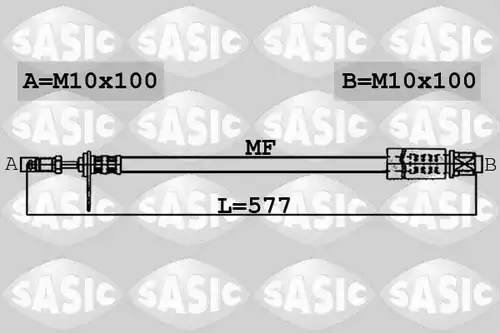 спирачен маркуч SASIC 6600004