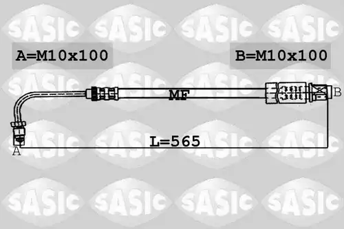 спирачен маркуч SASIC 6600006