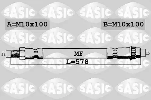 спирачен маркуч SASIC 6600010