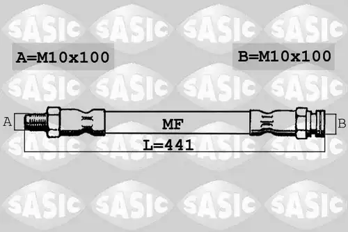 спирачен маркуч SASIC 6600024