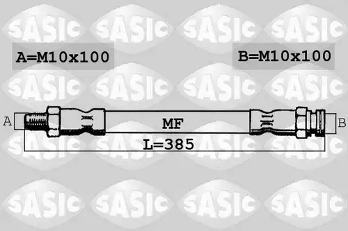 спирачен маркуч SASIC 6600026