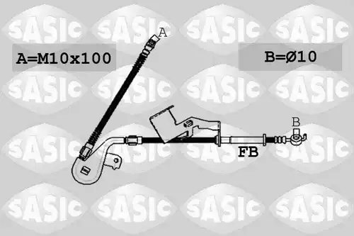 спирачен маркуч SASIC 6600030