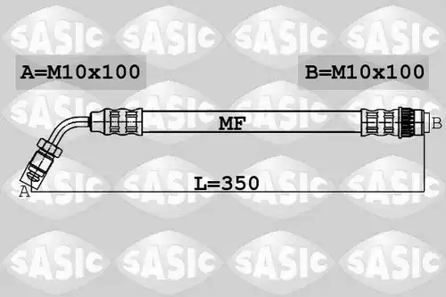 спирачен маркуч SASIC 6604019