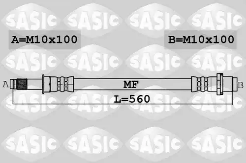 спирачен маркуч SASIC 6606241