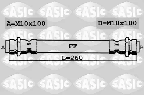 спирачен маркуч SASIC SBH0165