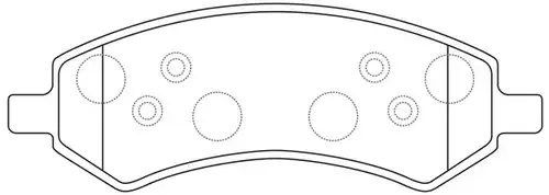 накладки SB BP53004