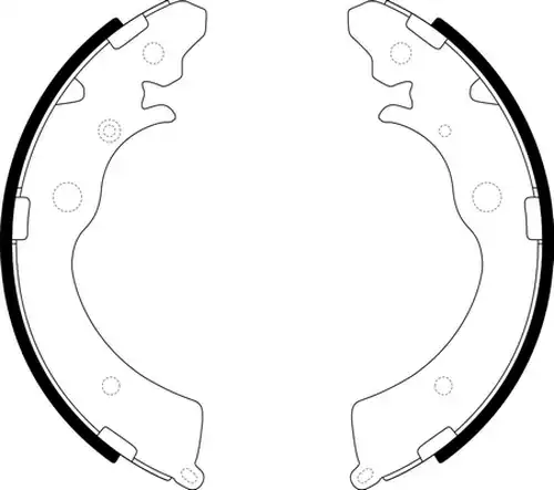 комплект спирачна челюст SB BS28524