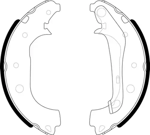 комплект спирачна челюст SB BS51002