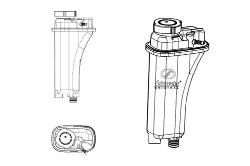 разширителен съд, охладителна течност SCHNIEDER AUTOTECH BMS32.00026