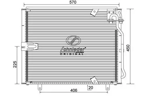 кондензатор, климатизация SCHNIEDER AUTOTECH BMS85.00058