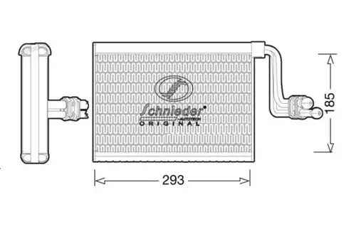 изпарител, климатична система SCHNIEDER AUTOTECH BMS85.00081