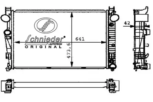 воден радиатор SCHNIEDER AUTOTECH BZS33.00037