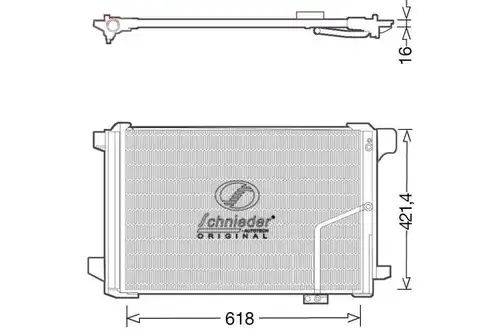 кондензатор, климатизация SCHNIEDER AUTOTECH BZS85.00045