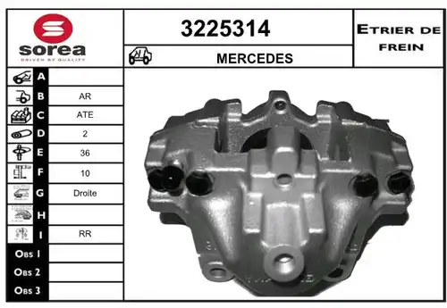 спирачен апарат SERA 3225314