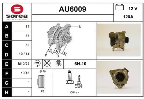 генератор SERA AU6009