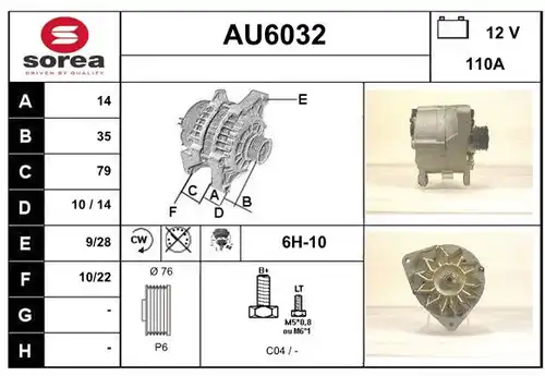 генератор SERA AU6032