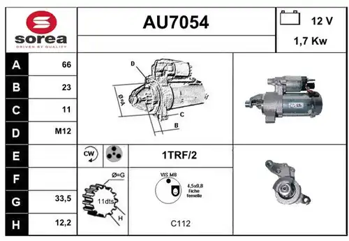 стартер SERA AU7054