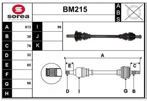 полуоска SERA BM215