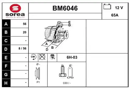 генератор SERA BM6046